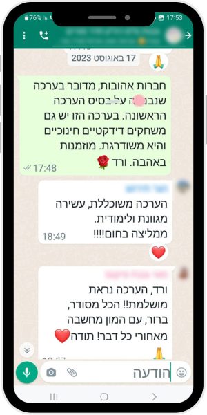 המלצות (6)